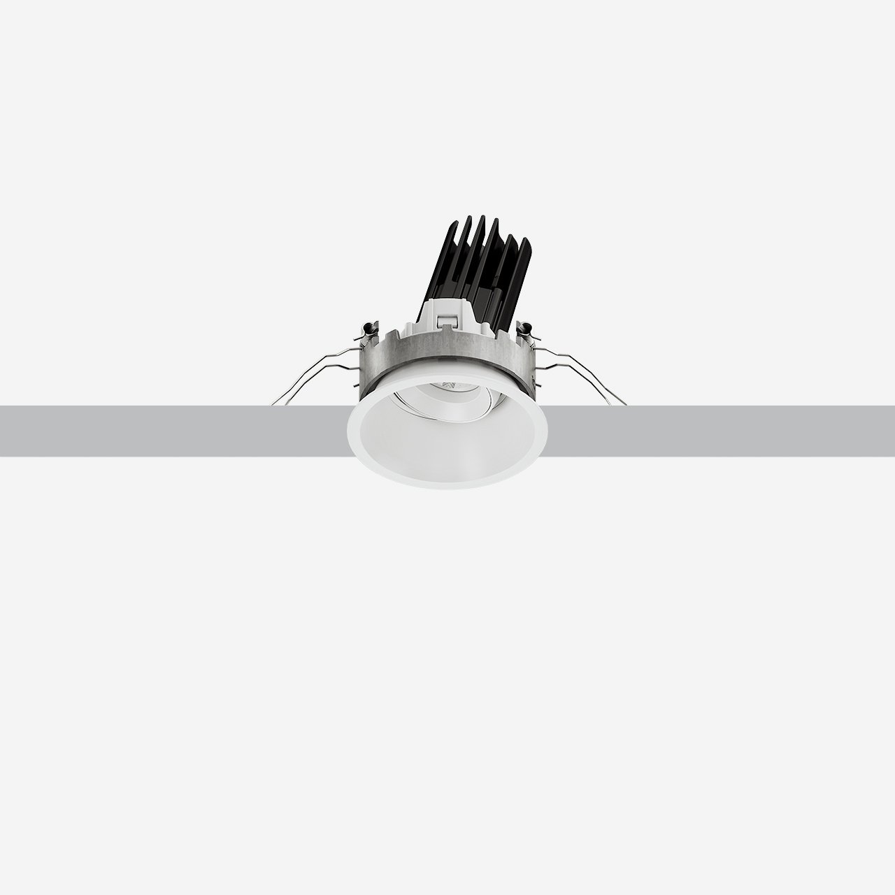 Laser Evo recessed ø 75 mm Double Adjustable