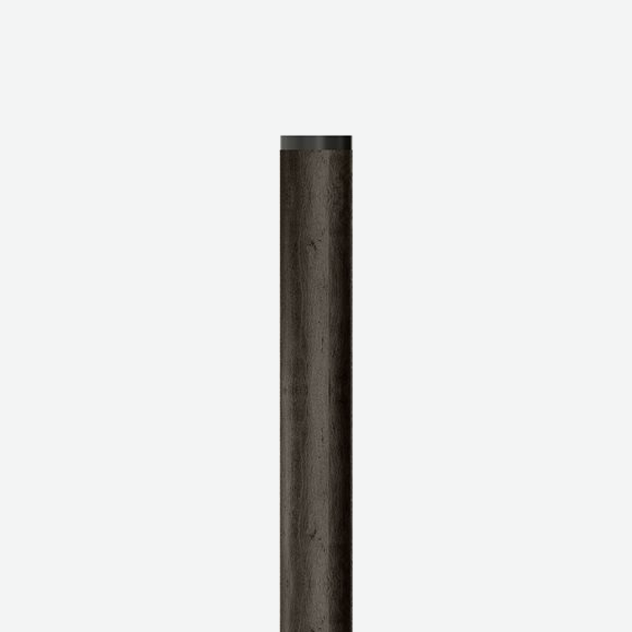 Conical wooden pole
